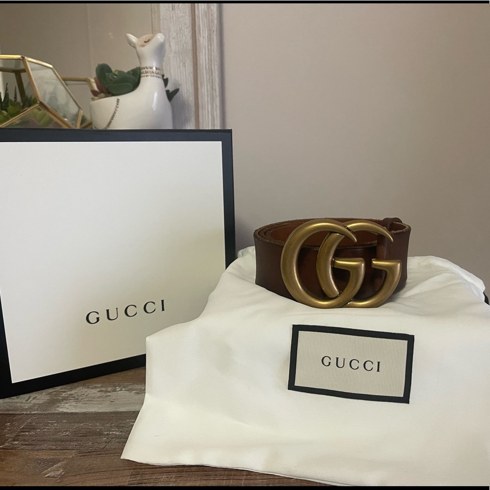 Gucci Wide Leather Belt